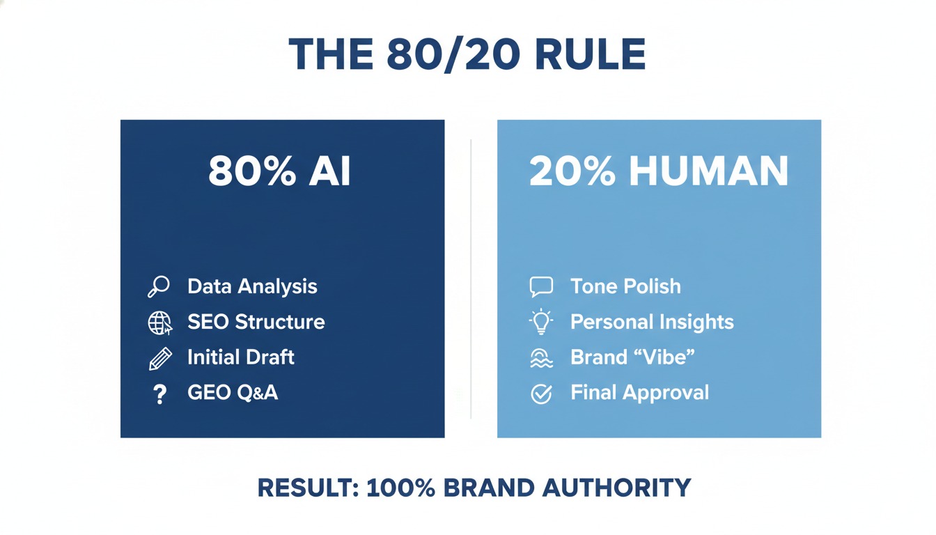AI & Human 80/20 Rule